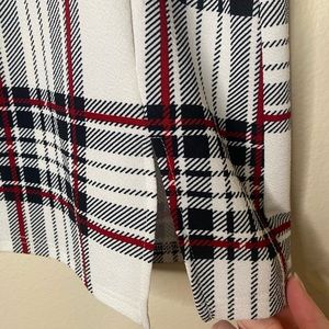 Plaid skirt/ stretchy